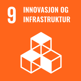 FNs bærekraftsmål 9 - innovasjon og infrastruktur - Klikk for stort bilde